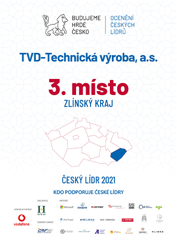 2. MÍSTO - ZLÍNSKÝ KRAJ ČESKÝ LÍDR 2024