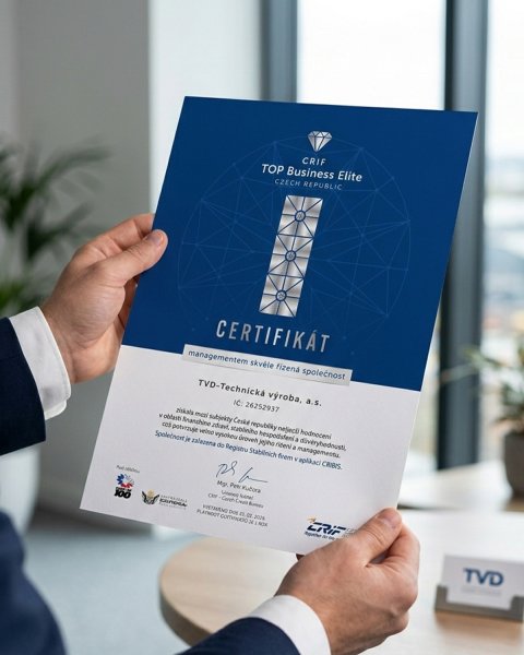 Ocenění CRIF TOP Business Elite 2025