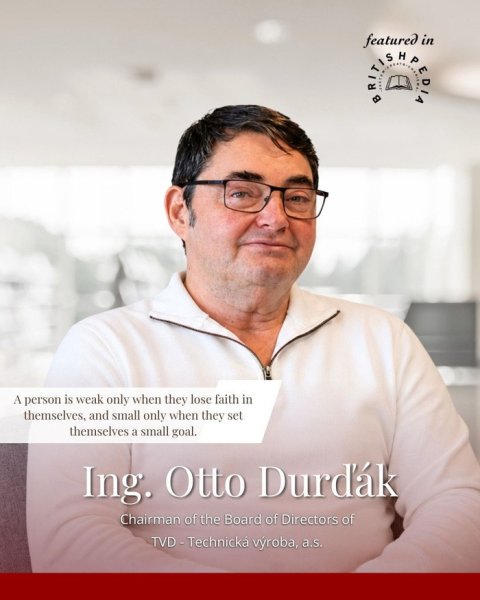 Ing. Otto Durďák v publikaci Successful People